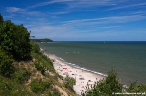 Klifowa plaża w Chłapowie